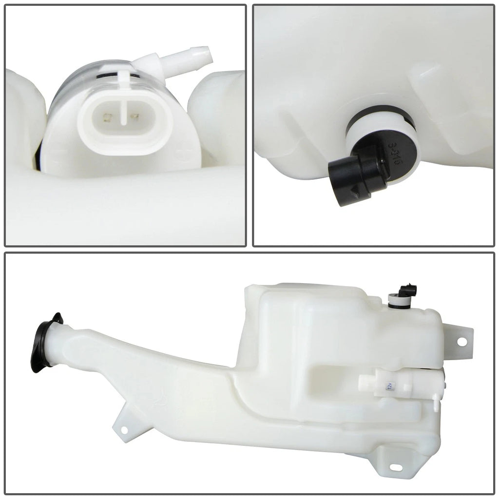 Washer Reservoir Tank Bottle w/ Sensor for Silverado Sierra (2011–2014)