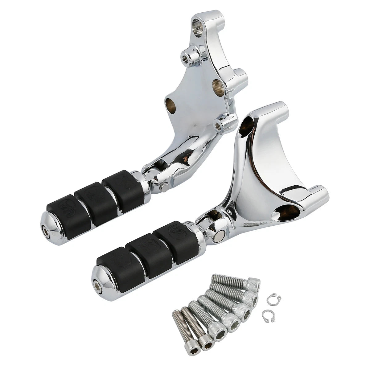 Chrome Passenger Footpeg Mount Bracket for Harley Sportster 883 1200 (2014–2022)