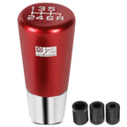 Shift Knob for Universal Fit (Red, Aluminum, Tapered)