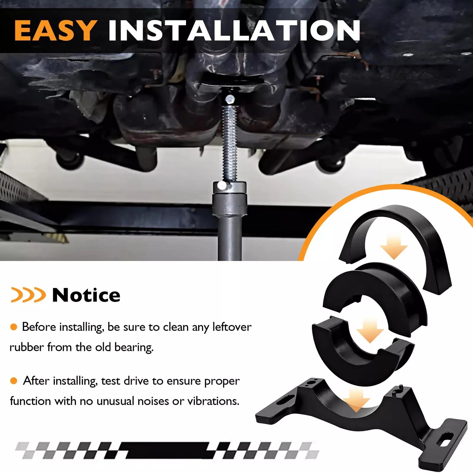 Drive Shaft Center Support Bearing for Dodge Challenger Chrysler 300 (2015-2023)