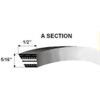 V Belt A Section A71 for Ford/New Holland (S.18753)