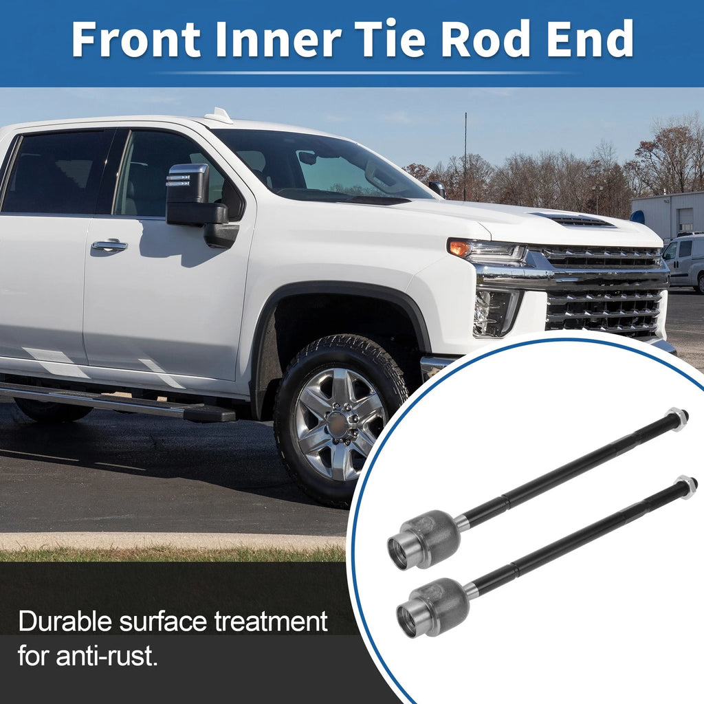 2 Pcs Front Inner Tie Rod End Links for Chevrolet Impala (2000–2013) No.EV195
