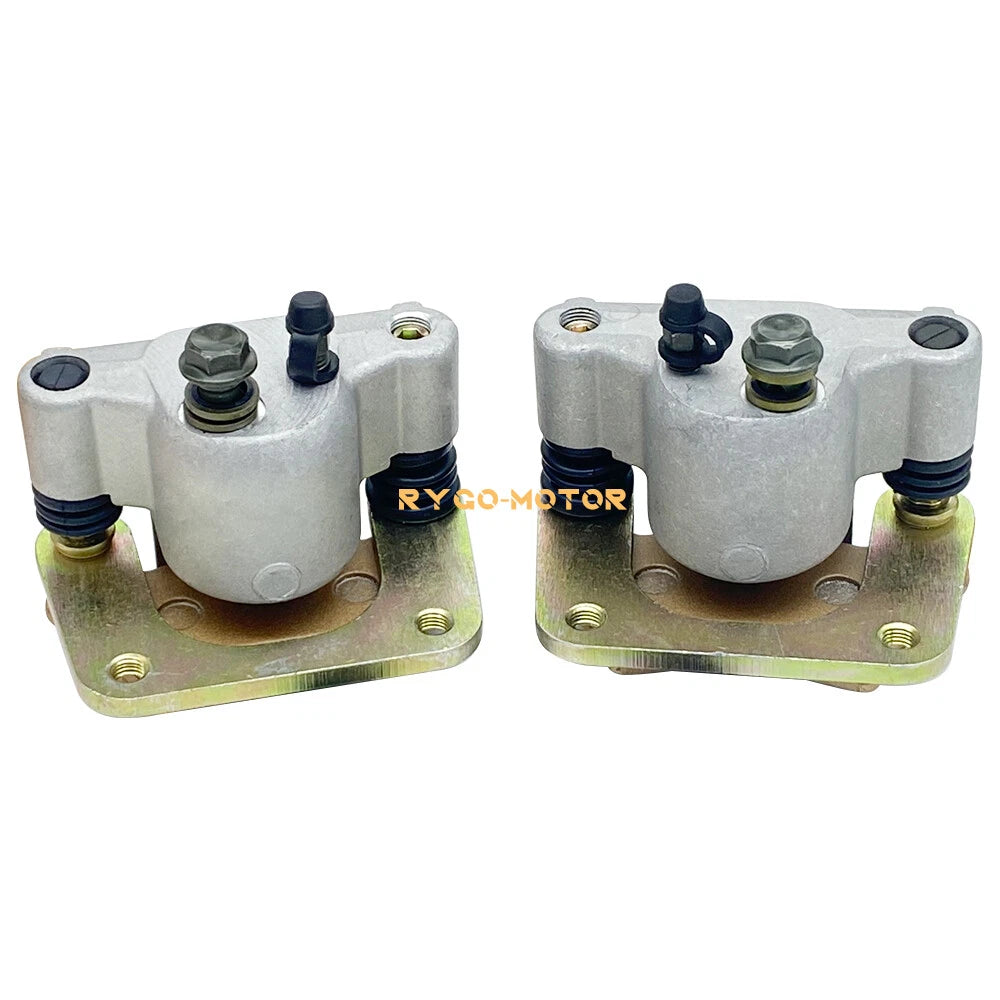 Set of 2 Rear Brake Calipers & Pads for Polaris Ranger 400 500 800 (2010–2013)
