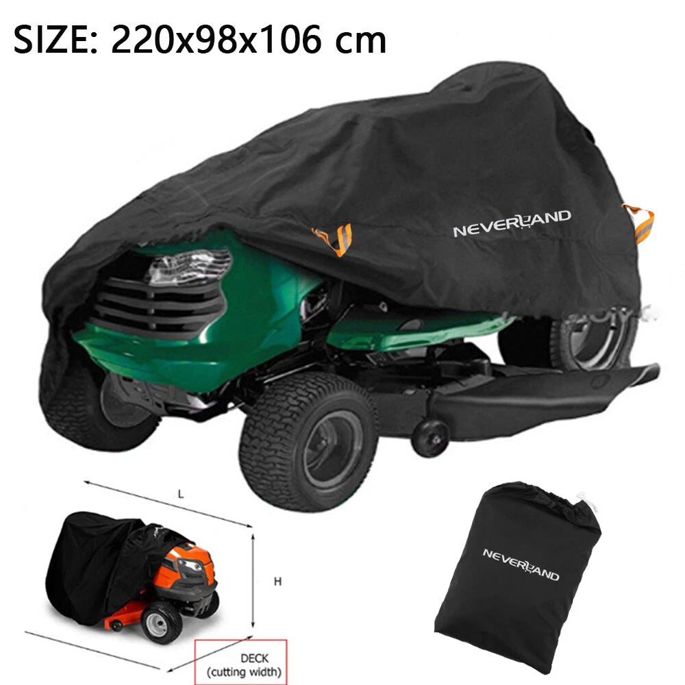 Heavy Duty Waterproof Lawn Mower Cover for Riding Tractors (Universal)