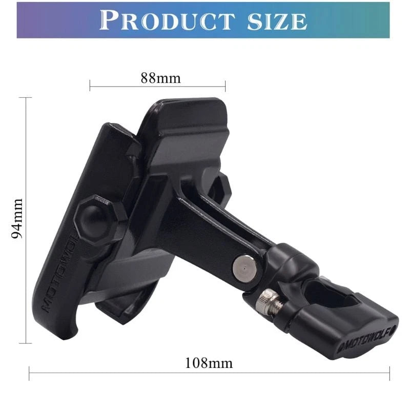 Handlebar Mount for Motorcycle Bike Bicycle (GPS Cell Phone)