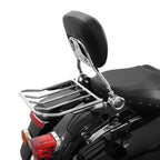 Adjustable Backrest Sissy Bar & Luggage Rack for Harley Touring Glide (2009–2025)