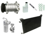 AC Compressor Kit Replacement with Condenser for Nissan Navara (2005-2015)