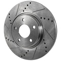 Set of 4 Brake Disc Rotors for Jeep Patriot, Compass, Mitsubishi Lancer