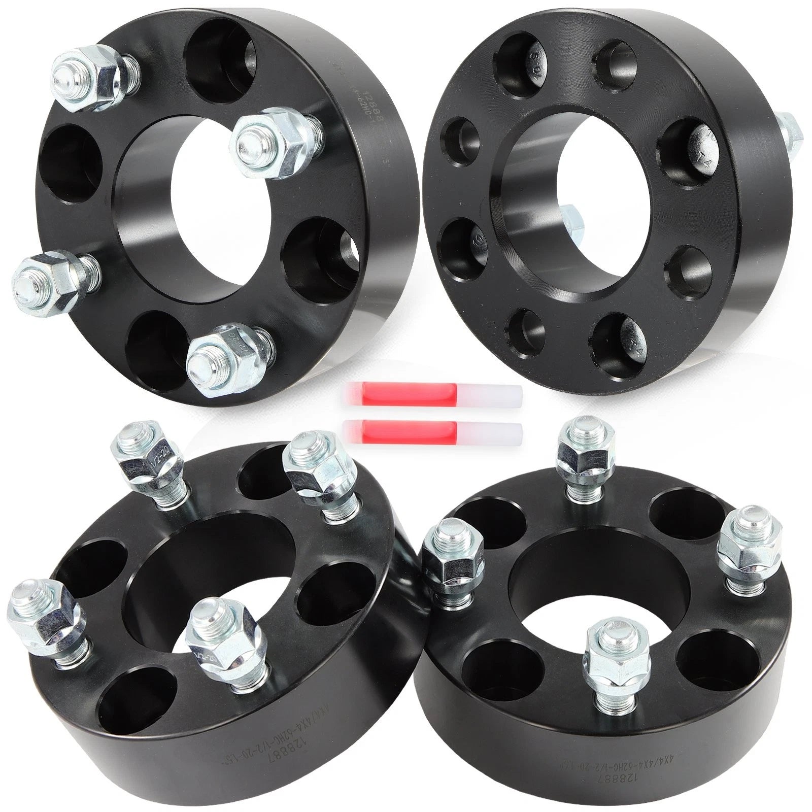 Set of 4 Wheel Spacers for Club Car EZ Go (Fits 1.5" 4x4")