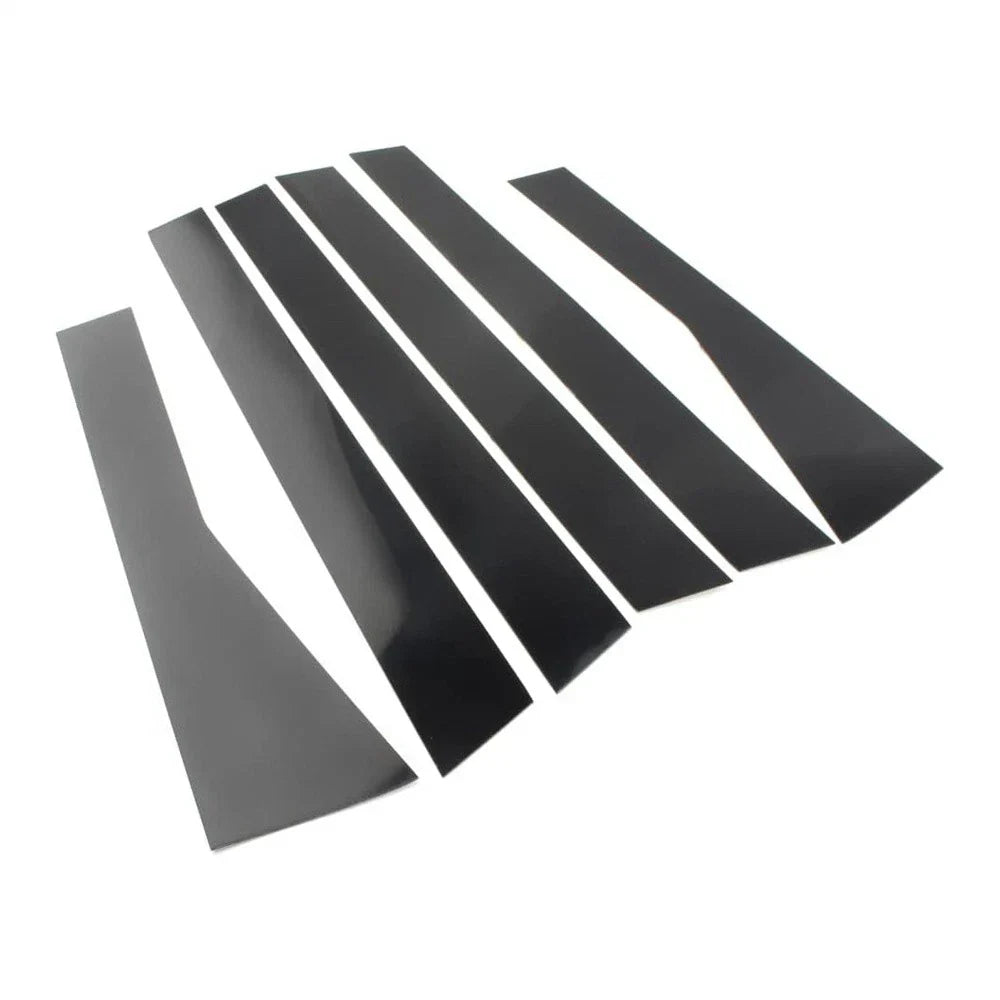 6 x Pillar Post Door Window Trim Covers for Subaru Forester (2019-2023)