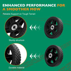 2X 6" Plastic Wheels for Craftsman Mower (Fits )