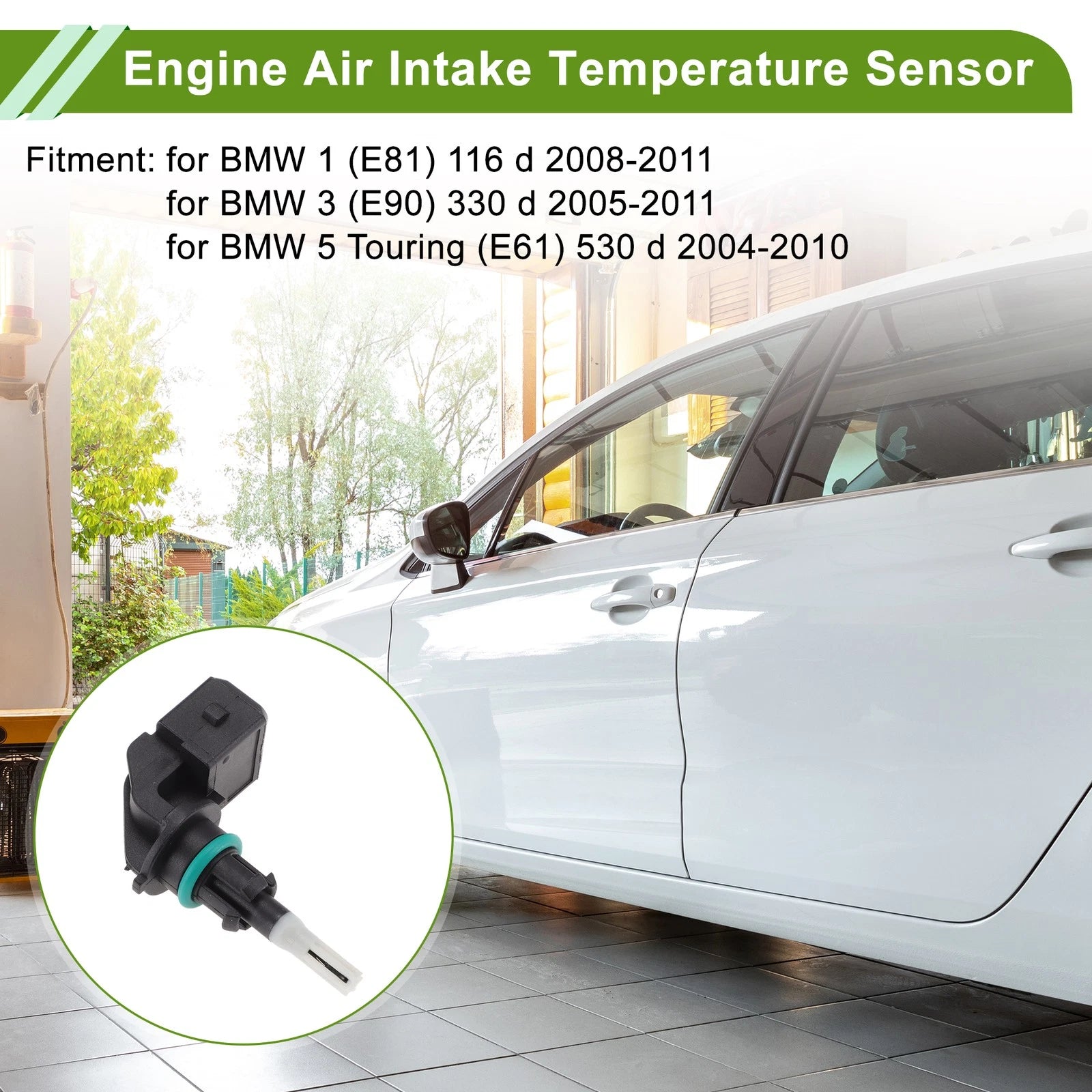 Air Charge Temperature Sensor No.13627792203 for BMW 1 (E81) 116 d (2008–2011)
