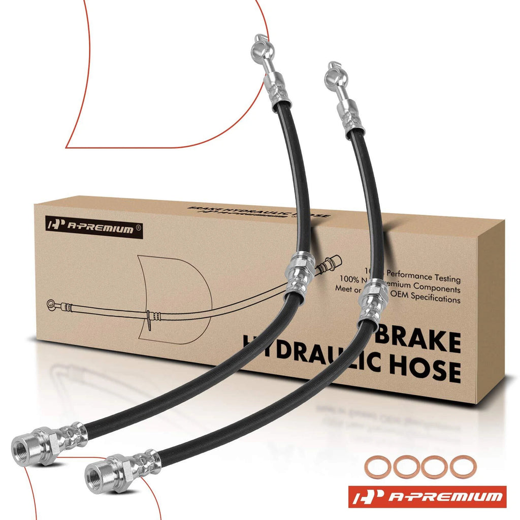 2X Front Brake Hydraulic Hose for Kia Rio (2001–2002)