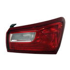 Replacement Passenger Side Outer Tail Light Assembly w/o LED w/o Logo