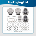 Pistons & Rings Kit for Chevy Cruze Sonic Trax Buick Encore 1.4L Turbo (2011–2021)