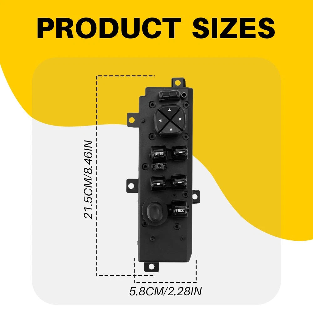 Master Power Window Control Switch for Jeep Grand Cherokee (1999–2004) 5HB61DX9AC