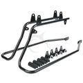 Saddlebags with 5x7" Speaker Cutout & Brackets for Harley Softail FLST (1984–2017)