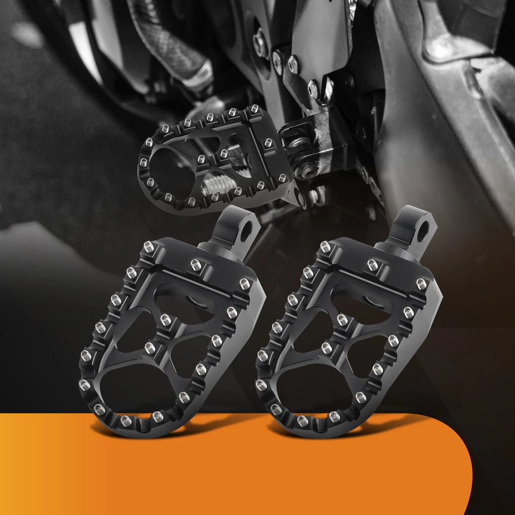 Aluminum CNC Wide Fat Foot Pegs for Harley Dyna
