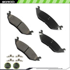 Rear Ceramic Brake Pads for Dodge Durango (2004–2006) D898-7775