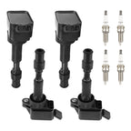 Set of 4 Ignition Coils & 4 Spark Plugs for Kia Soul 2.0L L4 (2020–2021) UF816 B288