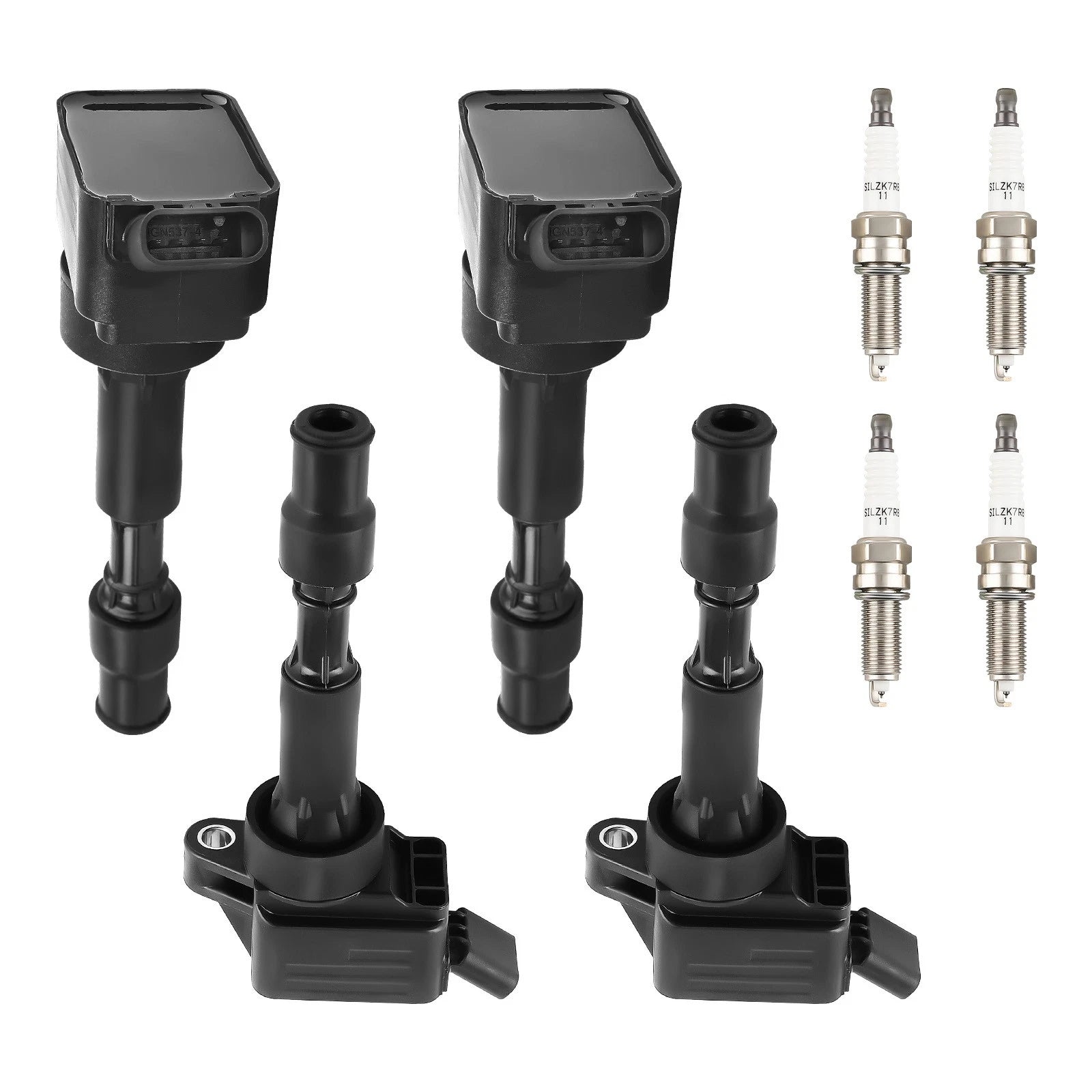 Set of 4 Ignition Coils & 4 Spark Plugs for Kia Soul 2.0L L4 (2020–2021) UF816 B288