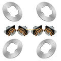 Front & Rear Brake Calipers w/ Disc Rotors for Arctic Cat Wildcat X 1000 (2013)