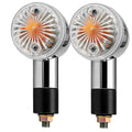 Pair Mini Bullet LED Turn Signals for Harley Davidson (Front/Rear)
