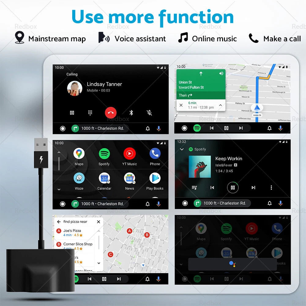 Android Auto Wireless Adapter for Most Vehicles with CarPlay (2015–2023)