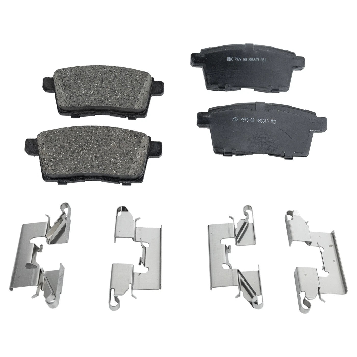 Rear Brake Disc Rotors and Pads Kit for Mazda CX-9 (2007–2015)