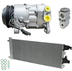AC Compressor Kit With Condenser for Chevrolet Silverado 1500 6.2L (2021–2021)
