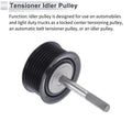Drive Belt Idler Pulley for Porsche Cayenne (2008-2015) Black 1 x Piece