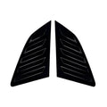 Black Rear Window Quarter Glass Louver Cover for Audi A3 S3 8V (2014–2020)