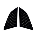 Black Rear Window Quarter Glass Louver Cover for Audi A3 S3 8V (2014–2020)