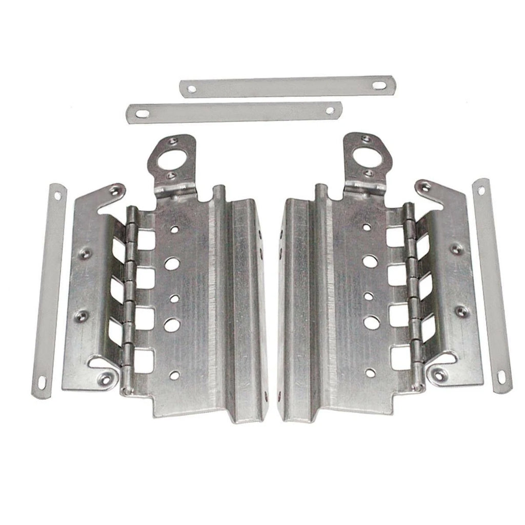 Saddlebag Hardware Kit for Harley FLHR (2014–Present) - Matte Black Latch Hinge