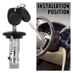 Ignition Lock Cylinder & Keys for Chevy GMC Silverado Tahoe (2007–2014)
