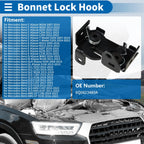 Hood Latch Assembly for Mercedes-Benz C-Klasse W204 (2007–2014) No.A2048800260