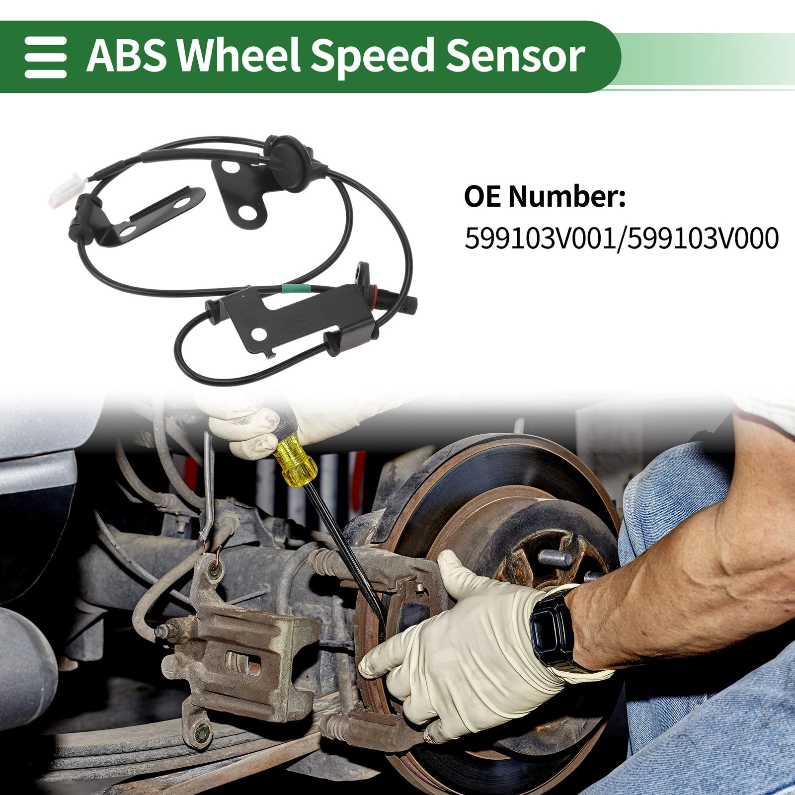 ABS Wheel Speed Sensor for Hyundai Azera (2012) No. 599103V001/599103V000
