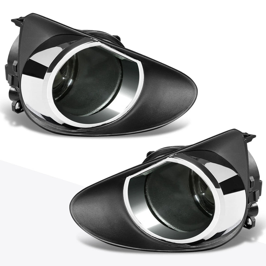 Set of 2 Smoked Lens Fog Lights with Switch for Yaris 4-Dr Sedan (2012–2014)