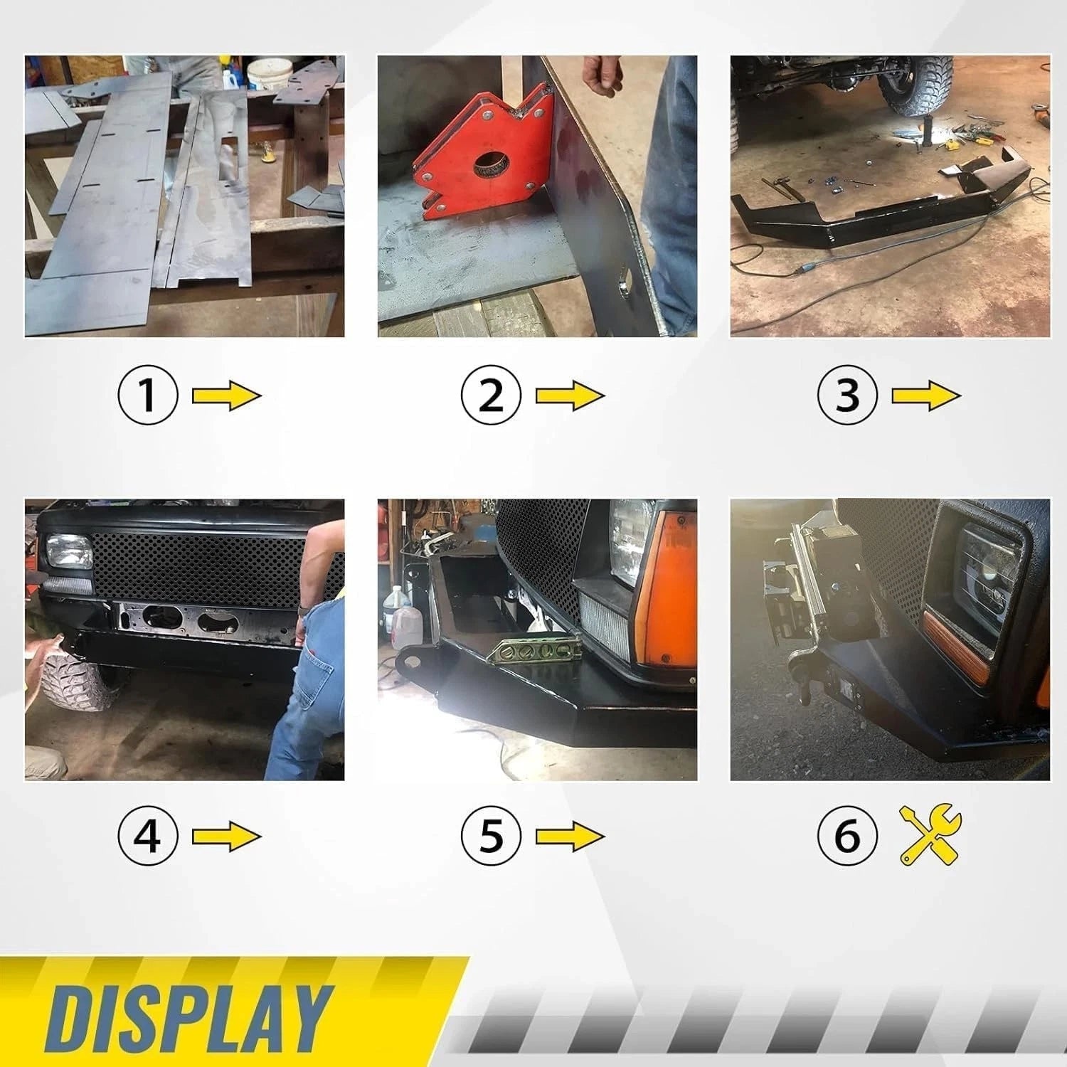 Front Winch Bumper Kit for Jeep Cherokee XJ (1984–2001)