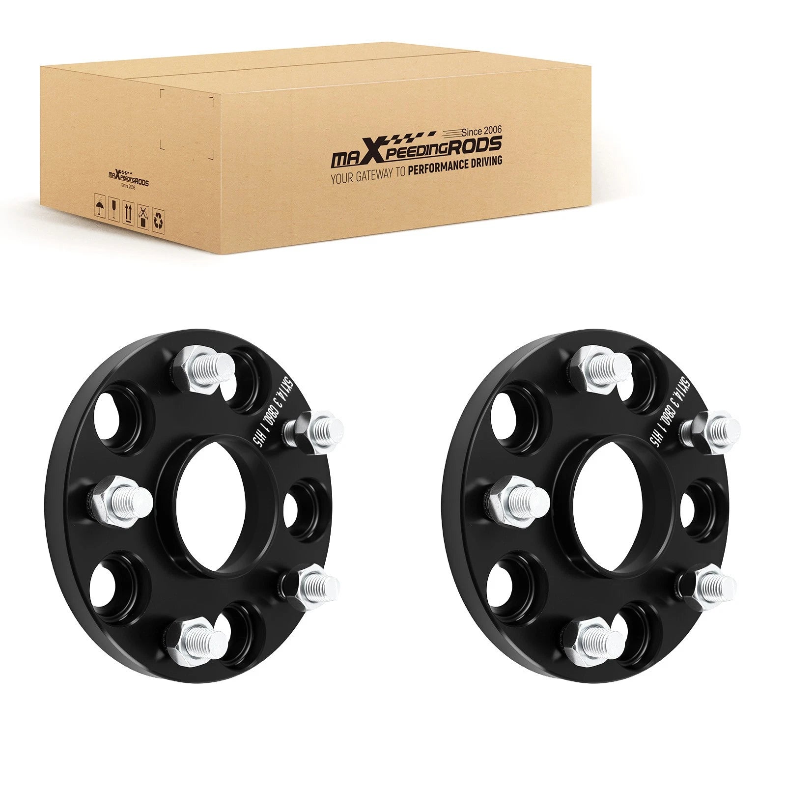2X 15mm Hub Centric Spacers for Lexus GS450h GS460 (2007–2011) 5x114.3 60.1mm M12x1.5