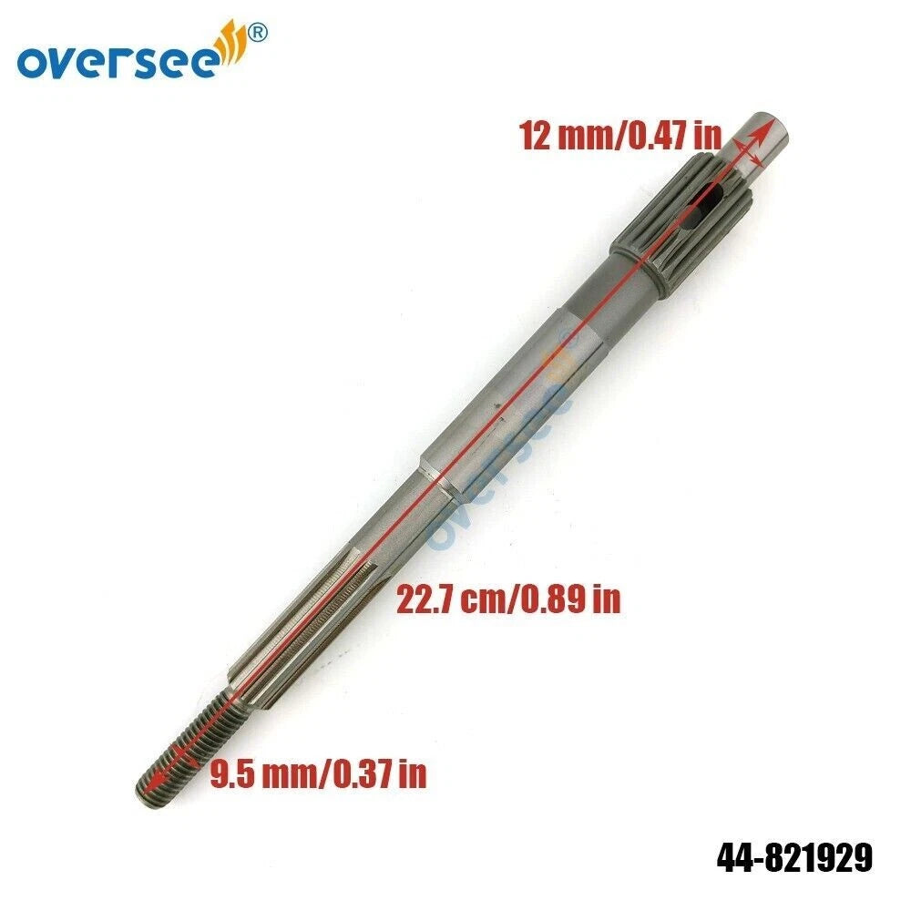 Propeller Shaft 44-821929 for Mercury Outboard 8HP 9.9HP 15HP