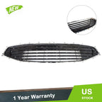 Front Upper Grille Replacement Set for Ford Fusion (2019–2020) Black Durable