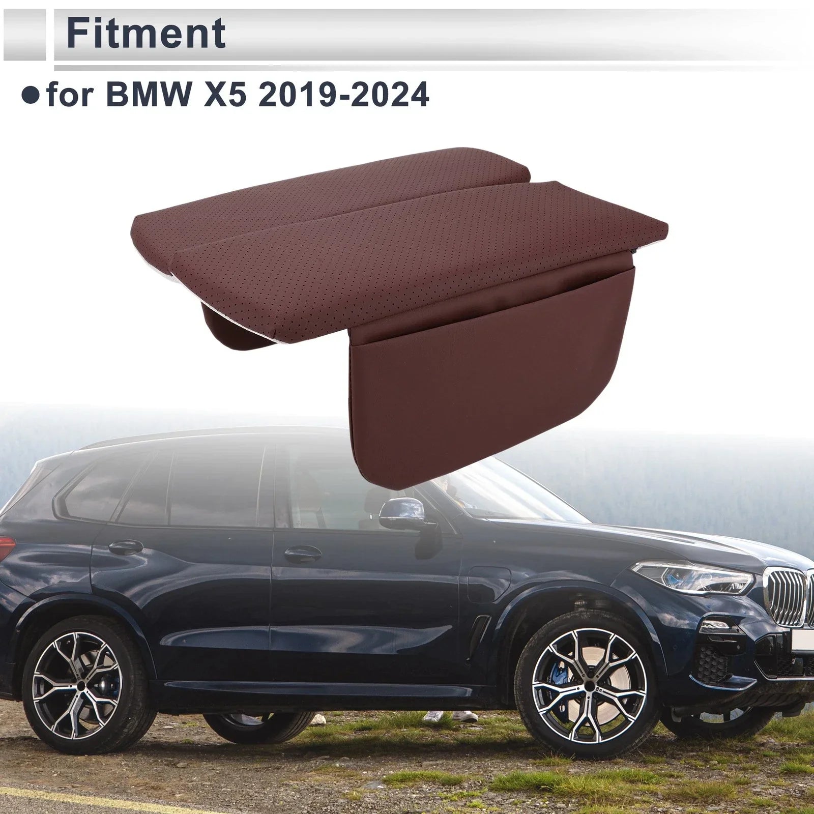 Center Console Cover with Storage Bag for BMW X5 1 Set (2019 - 2024)