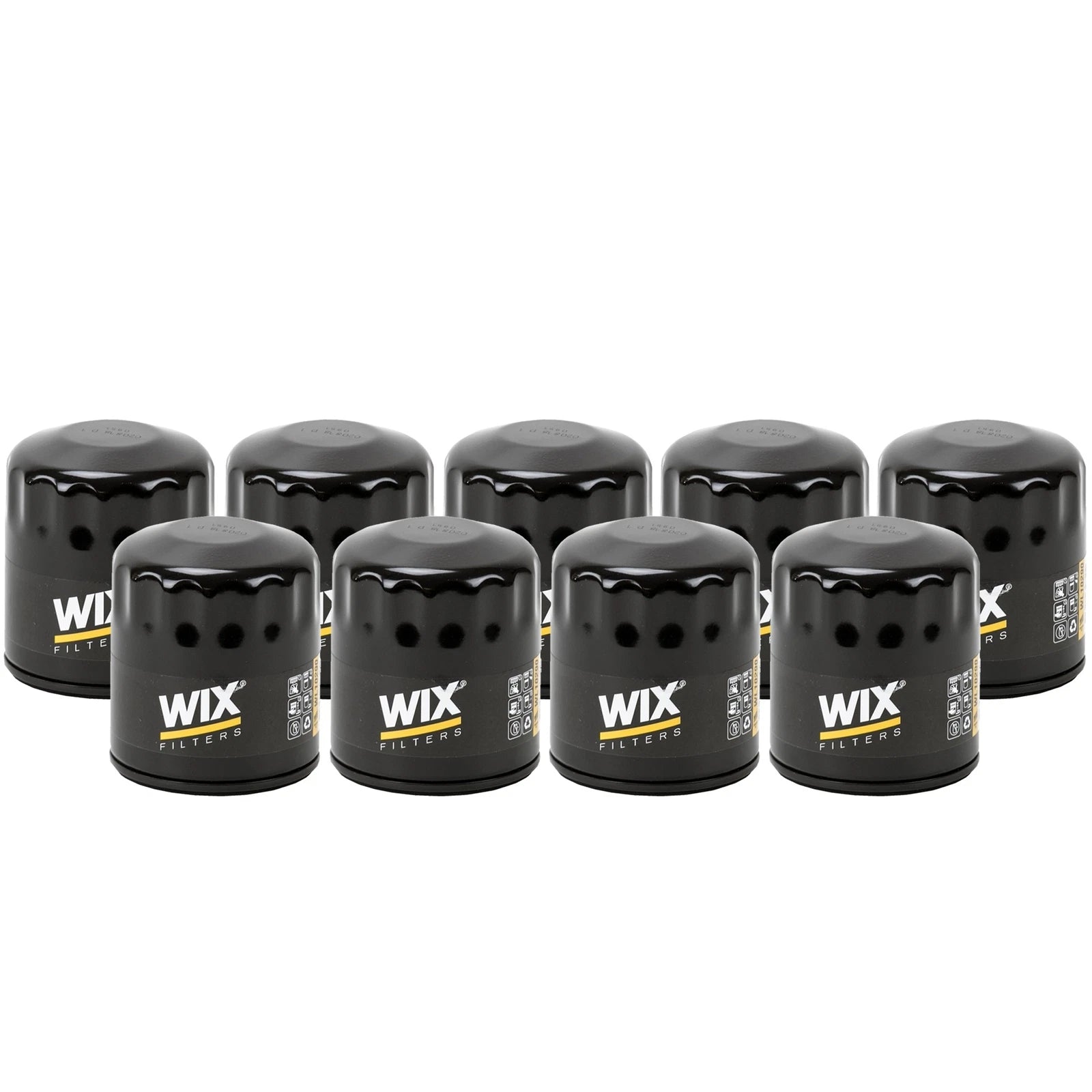Set of 9 Engine Oil Filters for Buick Cadillac Chevrolet GMC (Police)