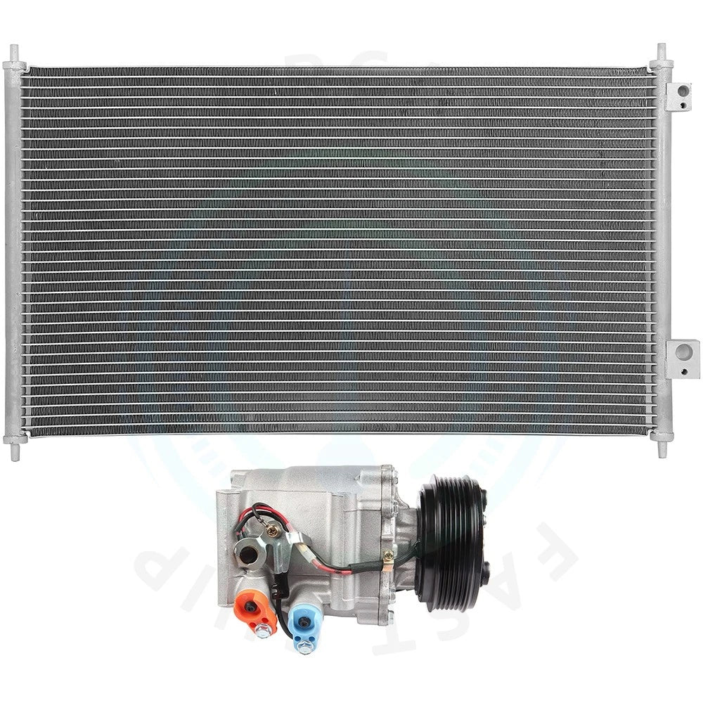 AC Condenser and Compressor Cooling Kit for Honda Civic (2002–2005)