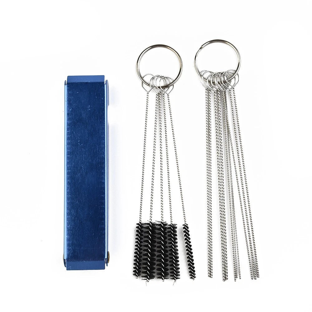 Carburetor Cleaning Brush Set for ATV Motorcycle (2.0MM-5.0MM)