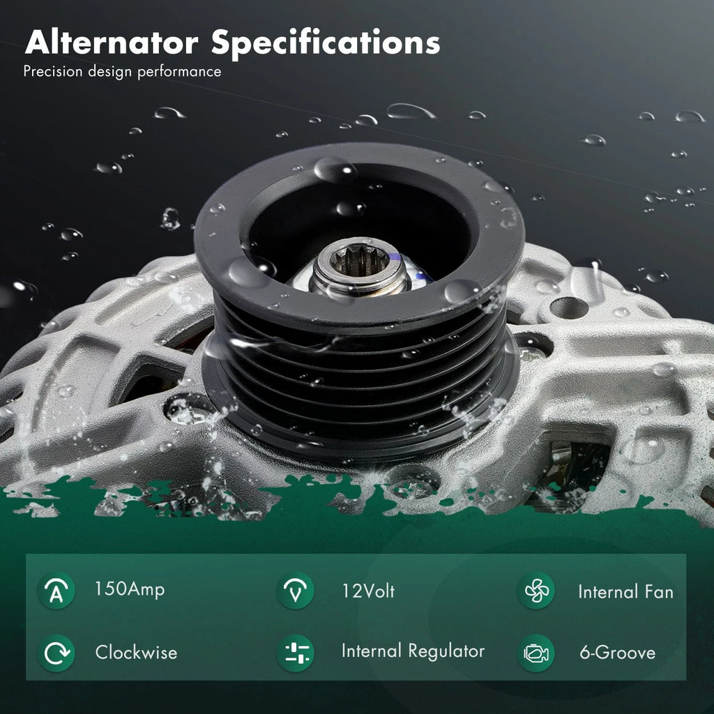 Alternator for Mercedes-Benz C240, C32 AMG (2003–2005) 012-154-27-02