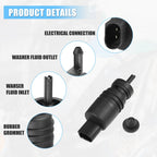 Set of 1 Windshield Washer Motor Pump 8260A109 for Mitsubishi Lancer (2002–2007)
