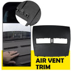 Upper Center Dash A/C Air Vent Bezel Trim Panel for Nissan Versa (2007–2012)