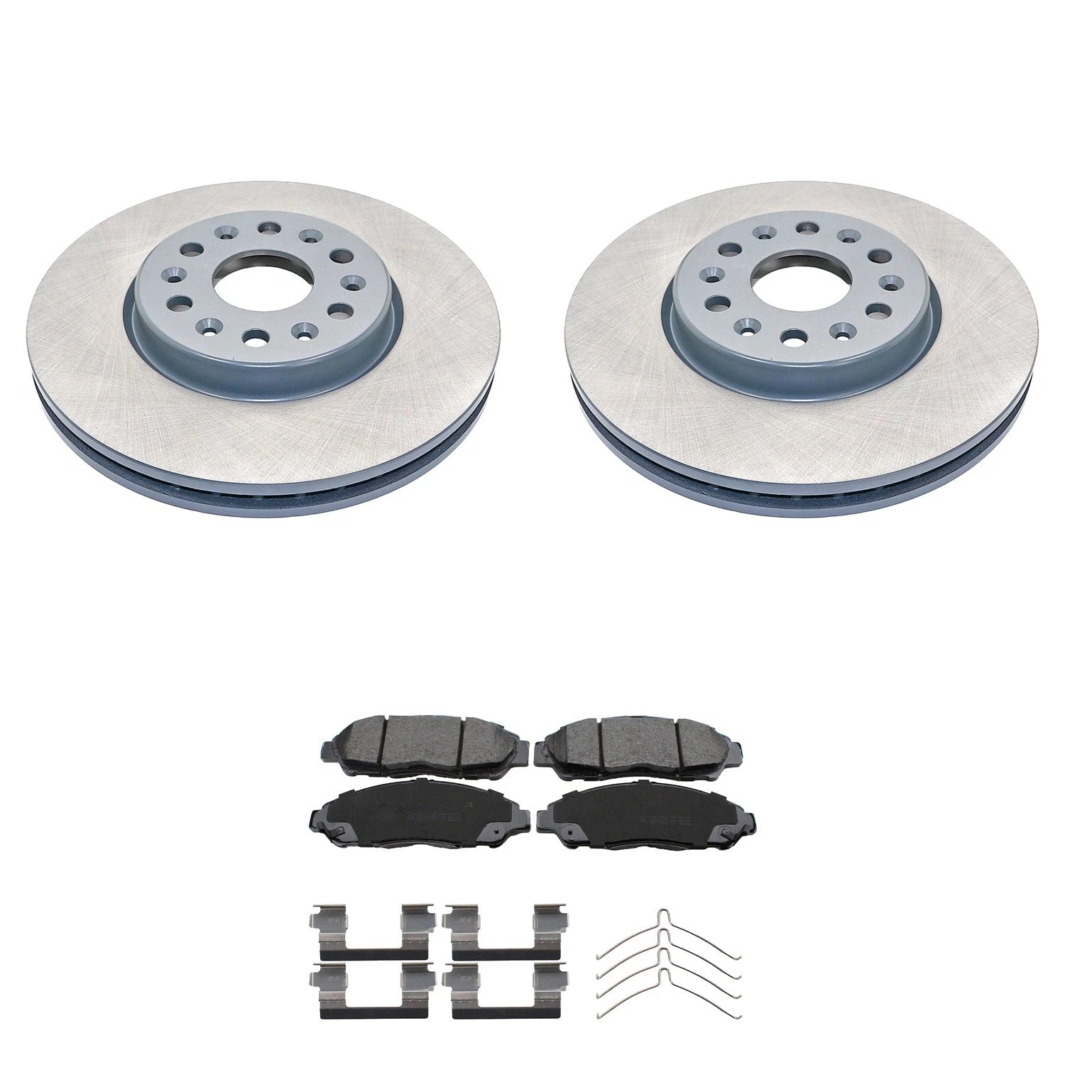 DuraGo Front Rotors & Akebono ProACT Ceramic Brake Pads Kit for Acadia Blazer (2017–2023)
